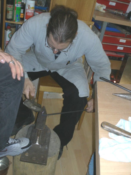 Ring schmieden 1